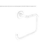 Brass towel ring Zetea