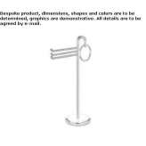 Swivel, standing towel rack Giresun