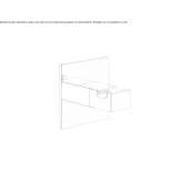 Towel rack in chrome-plated brass Campuri