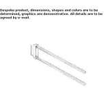 Metal towel rack Wilga