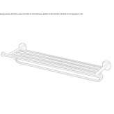 Stainless steel towel rack Sonico