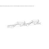 Towel rack in chrome-plated brass Vezzano