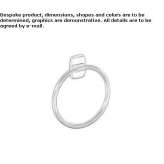 Metal towel ring Seilhac