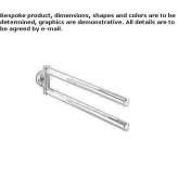 Obrotowy wieszak na ręczniki Weibern