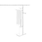 Floor standing chrome column Eberau