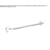Towel rack in chrome-plated brass Altstadt