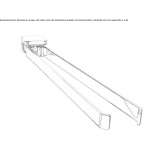 Swivel towel rail in chrome-plated brass Satmarel