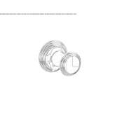 Towel rack in chrome-plated brass Bragado