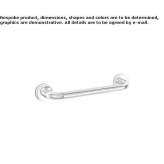 Towel rack in chrome-plated brass Sepreus