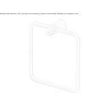 Stainless steel towel ring Loceri