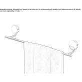 Stainless steel towel rack Pianello