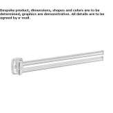 Swivel metal towel rack Seilhac