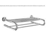 Towel rack in chrome-plated brass Bragado