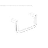 Towel rack in chrome-plated brass Tabasalu