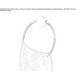Stainless steel towel ring Pianello