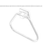 Metal towel ring Burujon