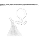 Stainless steel towel hook Pianello