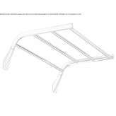 Towel rack in chrome-plated brass Riesi