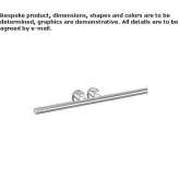 Metalowy wieszak na ręczniki Weibern