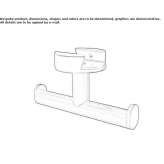 Stainless steel towel hook Knowle