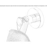 Metal towel rack Fritzens