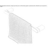 Metal towel rack Methley
