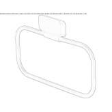 Metal towel ring Poeytyae