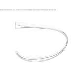 Towel ring in chrome-plated brass Riesi