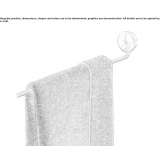Swivel stainless steel towel rack Pianello