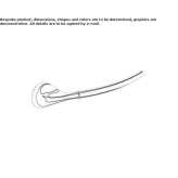 Wieszak na ręczniki z chromowanego mosiądzu Tahoka