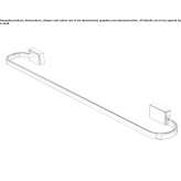 Metal hotel towel rack Nedelino