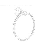 Towel ring Bauta