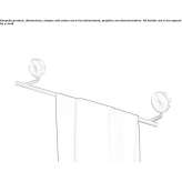 Stainless steel towel rack Pianello
