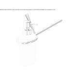 Bathroom soap dispenser/towel rack Riesi