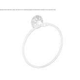 Metal towel ring Salteras
