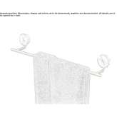 Stainless steel towel rack Pianello