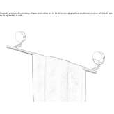 Stainless steel towel rack Pianello