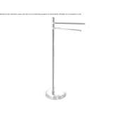 Swivel, standing towel rack in chrome-plated brass Bragado