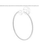 Stainless steel towel ring Fritzens