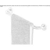 Metal towel rack Fritzens