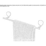 Stainless steel towel rack Pianello