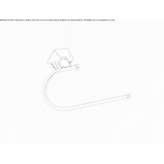 Brass towel rack Silvan