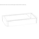 Towel rack in chrome-plated brass Kanadey