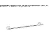 Brass towel rack Priel