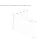 Towel rack in chrome-plated brass Kanadey