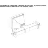 Bathrobe/towel rack Hornu