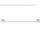 Towel rack in chrome-plated brass Trescine