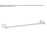 Brass towel rack with Swarovski® crystals Yutsa
