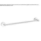 Brass towel rack with Swarovski® crystals Certaldo