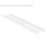Swivel towel rail in chrome-plated brass Hyzne